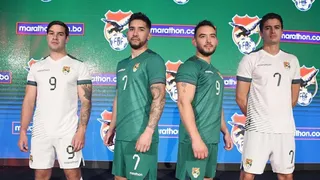 Selección de Bolivia presentó sus nuevas camisetas para las Clasificatorias