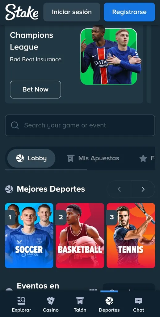 Código promocional Stake-Apuestas deportivas