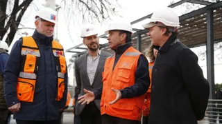Santiago 2023: Ministro Pizarro recorrió el Parque Estadio Nacional junto a parlamentarios