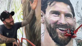 El espectacular mural de Lionel Messi que impactó a David Beckham en Miami
