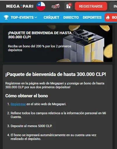 bono de bienvenida: hasta 300-000
