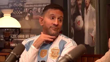 Stefan Kramer la rompió imitando a Lionel Messi antes del Chile vs Argentina por Copa América