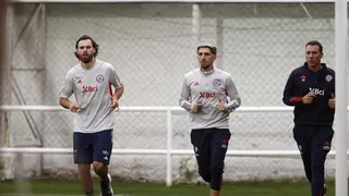 Ben Brereton acaparó miradas en la segunda práctica de La Roja de cara al duelo con Cuba
