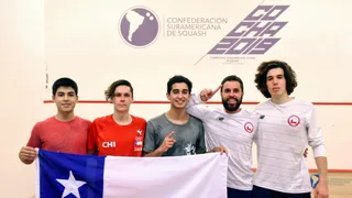Team Chile de Squash se coronó campeón en Sudamericano Juvenil en Cochabamba