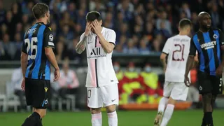 Champions: El palo evitó un golazo de Messi en el empate de PSG y Club Brujas en Bélgica