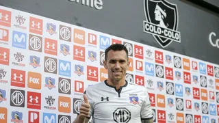 La presentación de Pablo Mouche como flamante incorporación de Colo Colo