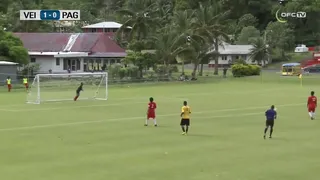 Portero se confió más de la cuenta y recibió golazo de mitad de cancha en la Champions de Oceanía