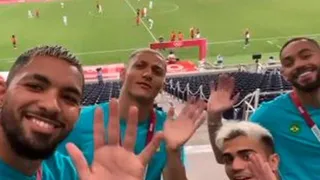 Futbolistas brasileños se burlaron de eliminación argentina en Tokio 2020