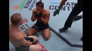 Peleador de la UFC se dislocó el codo en su primera aparición en el octágono