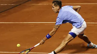 Alejandro Tabilo vio frustrada su reacción y fue eliminado en la qualy de Umag