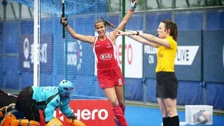 Las Diablas golearon a México en su debut en el Hockey Series Final de Japón