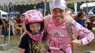 Antonella Pereira fue recibida por sus vecinos tras noveno lugar en el Mundial de BMX