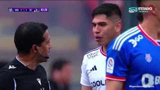 Con revisión del VAR: Felipe González anuló roja a Carlos Palacios por falta a Nery Domínguez