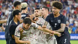 ¡Se armó la grande! La tremenda pelea entre Chile y Estados Unidos que terminó sin expulsados