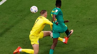 La providencial salvada de Jordan Pickford tras un remate de Boulaye Dia