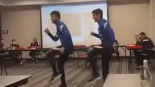 Tuvieron su bautizo: Clemente Montes y Daniel González se lucieron al ritmo de la cumbia