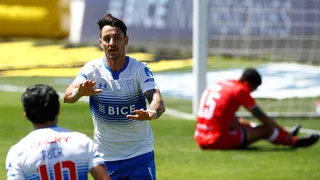 Fernando Zampedri selló la igualdad ante Curicó y se posicionó como máximo goleador del torneo