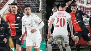 Echeverría y Alarcón fueron titulares en la victoria de Huracán frente a Colón