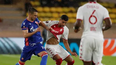 Mónaco de Guillermo Maripán goleó a Estrella Roja y avanzó en la Europa League