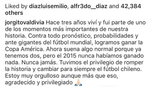 Los recuerdos de seleccionados chilenos a tres años de ganar la Copa América 2015
