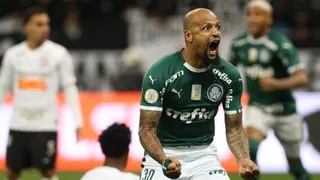 Felipe Melo salvó el empate para Palmeiras en el clásico ante Corinthians