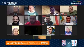 Leonardo Puyol y Juan Carlos Rojas se llevaron una alegría en Hinchada Cooperativa pese a derrota de la UC