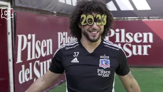 Falcón, Pavez y Cortés protagonizaron los saludos de fin de año de Colo Colo a sus hinchas