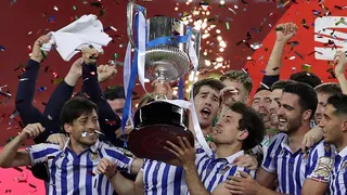 Real Sociedad levantó por tercera vez la Copa del Rey tras vencer a Athletic de Bilbao en Sevilla