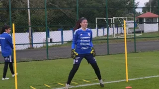 La Roja sub 17 femenina cumplió un nuevo día de prácticas previo a su estreno en el Mundial