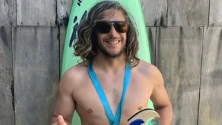 Chileno Felipe Pizarro alcanzó el podio en el Sup Surf Latinoamericano Tour Alas 2019