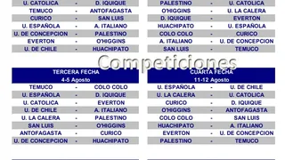 La ANFP reveló el calendario de la segunda rueda del Campeonato Nacional