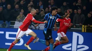 El primer golpe de Benfica ante Brujas en octavos de final de la Liga de Campeones