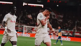 RB Salzburgo celebró su acceso a la fase grupal de Champions League en casa