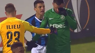 ¡Era golazo! Alexis Sánchez se lució con un taco ante Ludogorets por la Europa League