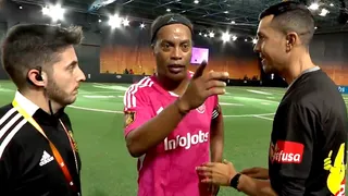 Ronaldinho rechazó ejecutar un penal en la Kings League: Que corra otro
