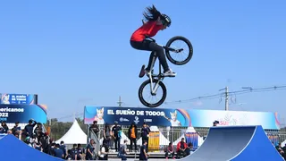 Macarena Pérez le dio otro oro a Chile en los Odesur en el BMX Freestyle