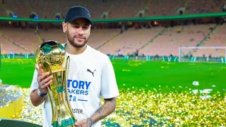 Neymar festejó como uno más el título de Al Hilal en la King’s Cup saudí