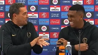 El gran gesto de Vanderlei Luxemburgo con jugador que se puso nervioso en conferencia