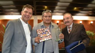 Aníbal Mosa se reunió con presidente de Bolívar y Marco Antonio Etcheverry en La Paz