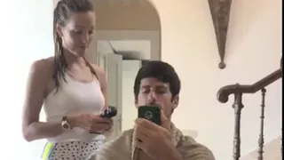 ¡Gran cambio! Esposa de Novak Djokovic le cortó el pelo y mostró en redes el resultado