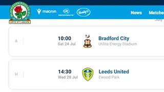 Blackburn Rovers de Ben Brereton jugará amistoso de pretemporada contra Leeds de Marcelo Bielsa