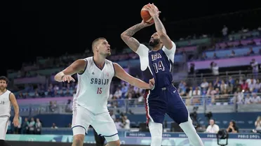 El temible “dream team” de Estados Unidos doblegó a la Serbia de Jokic en el baloncesto de París 2024