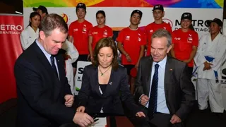 Metro firmó acuerdo con los Juegos Sudamericanos Santiago 2014