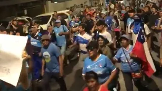 Hinchas de San Marcos de Arica salieron en masa a pedir el ascenso a Primera B