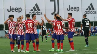 Atlético de Madrid vapuleó a Juventus en el último amistoso de pretemporada