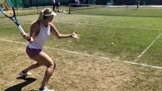 Alexa Guarachi cayó en primera ronda de dobles y se despidió de Wimbledon