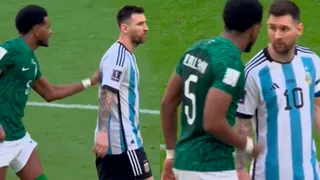 Zaguero de Arabia Saudita reveló qué le dijo a Messi en discusión que se hizo viral