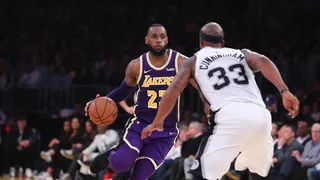 LeBron James forjó una magnífica actuación en triunfo de Lakers ante Spurs