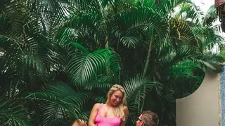 La paradisiaca luna de miel de Alexa Guarachi en el Caribe