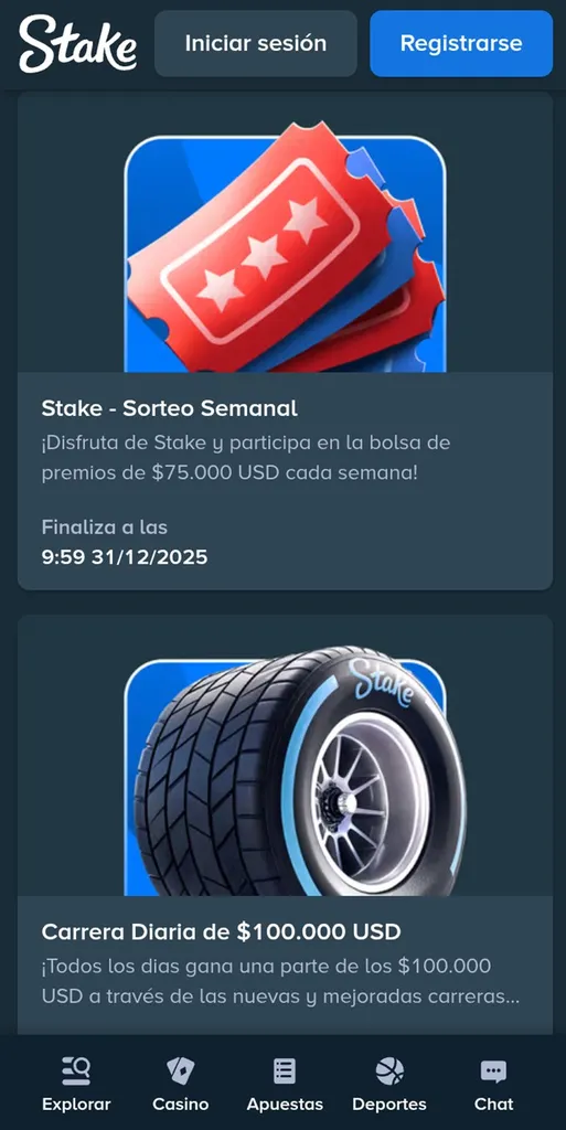 Código promocional Stake-Bono de bienvenida